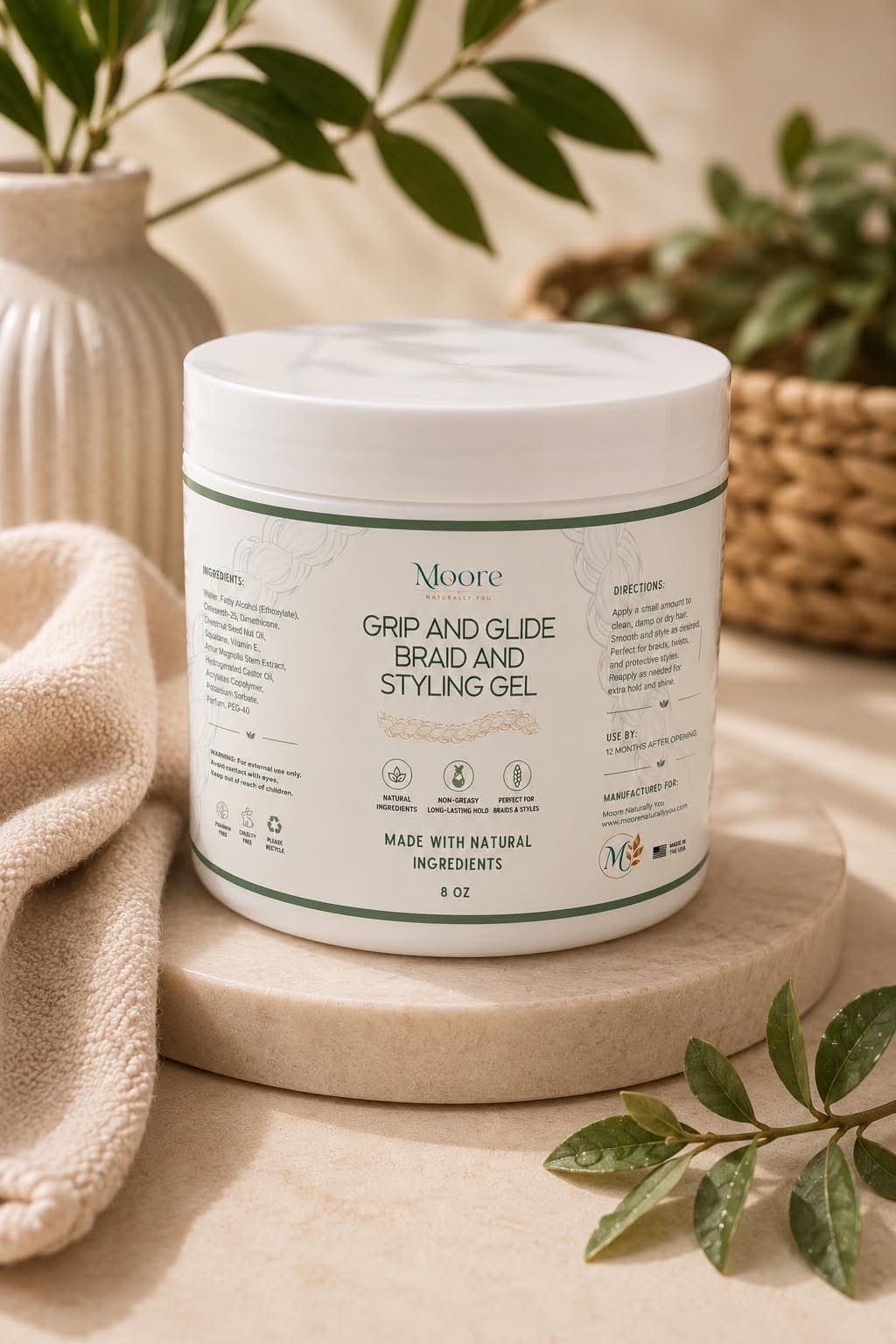Grip and Glide Braid and Styling Gel